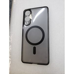 Spigen for Galaxy S25 Edge. Ultra Hybrid. Black / Gray. Magnetic. Phone Case